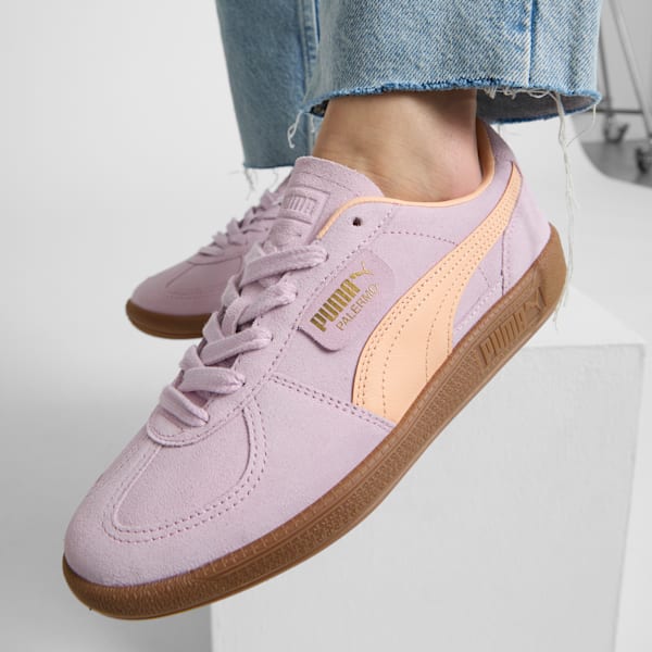 Zapatillas Palermo para mujer, Grape Mist-Peach Fizz, extralarge