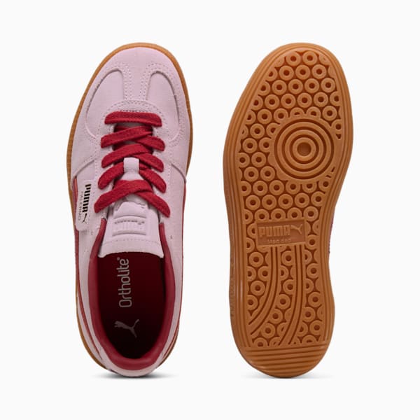 Zapatillas Palermo para mujer, Rose Mauve-Dark Crimson, extralarge