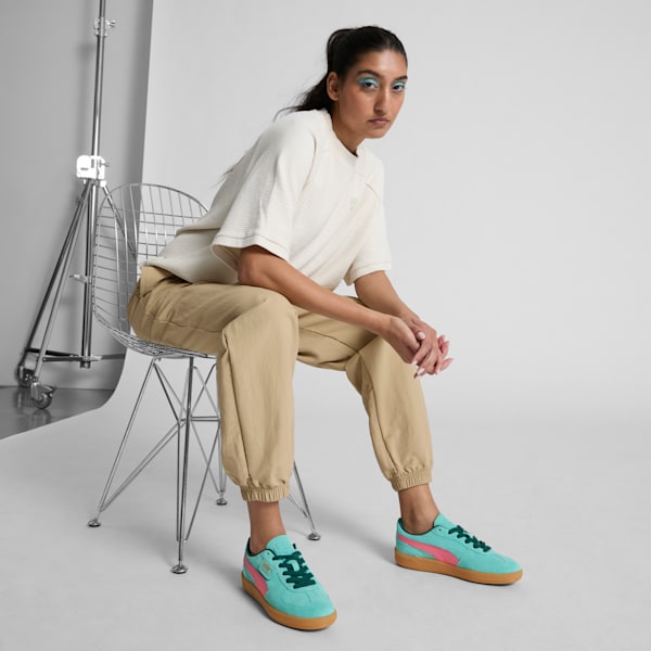 Zapatillas Palermo para mujer, Aquatic-Dark Myrtle, extralarge