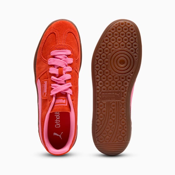 Palermo Women's Sneakers, Fierce Red-Poison Pink, extralarge