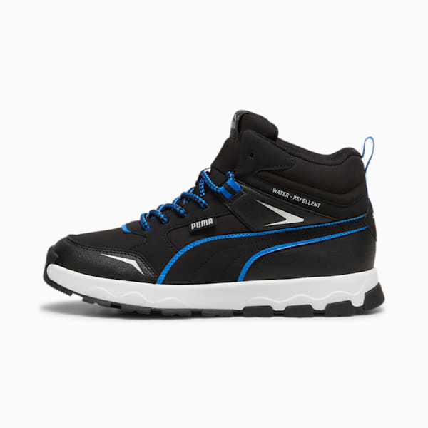 Tenis juvenil Evolve Trail, PUMA Black-Hyperlink Blue, extralarge