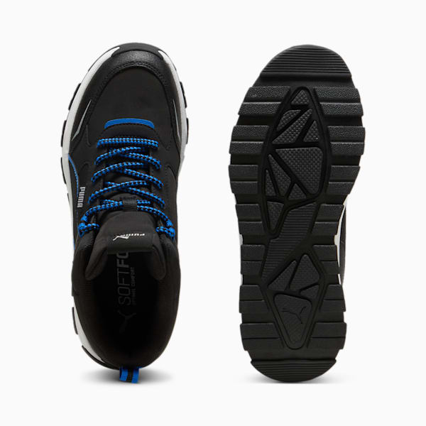 Tenis juvenil Evolve Trail, PUMA Black-Hyperlink Blue, extralarge