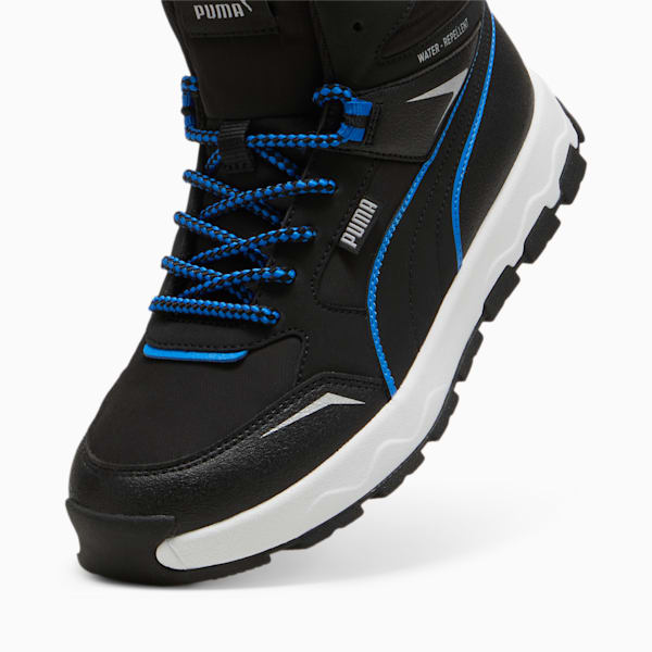 Evolve Trail Big Kids' Sneakers, PUMA Black-Hyperlink Blue, extralarge