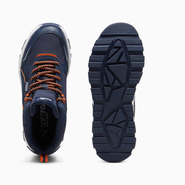 Evolve Trail Big Kids' Sneakers, Club Navy-Maple Syrup, extralarge