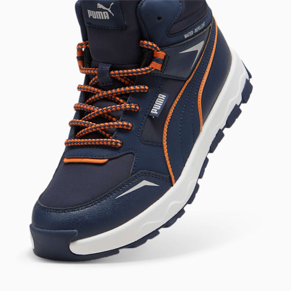 Evolve Trail Big Kids' Sneakers, Club Navy-Maple Syrup, extralarge