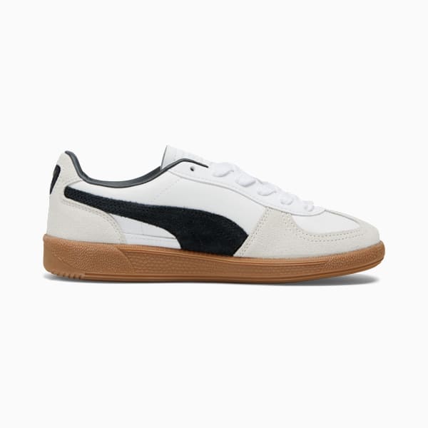 Chaussures de sport en cuir Palermo, femme, PUMA White-Vapor Gray-Gum, extralarge