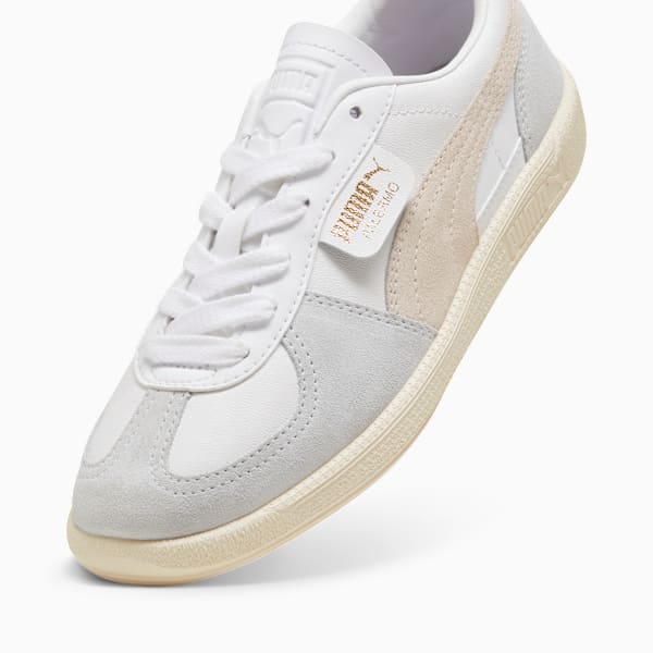 Palermo Leather Women's Sneakers, PUMA White-Rosebay-Sugared Almond, extralarge