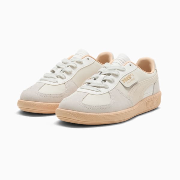 Tenis de cuero para mujer Palermo, Warm White-Alpine Snow-Cashew, extralarge