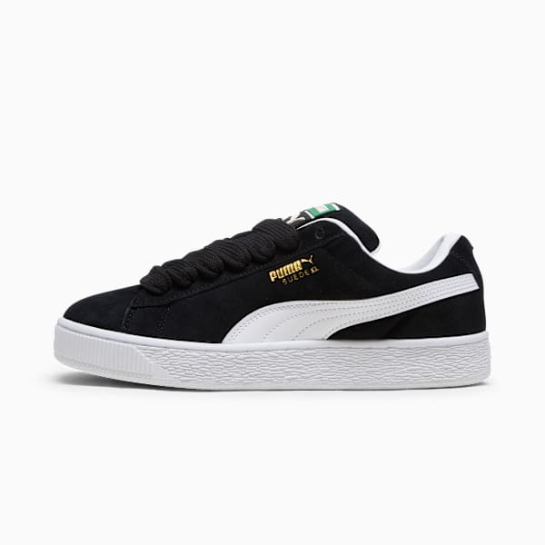 Tenis Suede XL para mujer, PUMA Black-PUMA White, extralarge