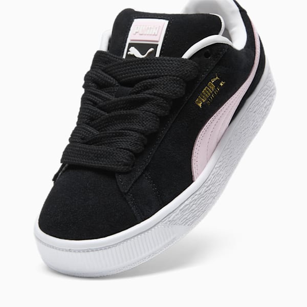 Suede XL Women's Sneakers, PUMA Black-Whisp Of Pink, extralarge