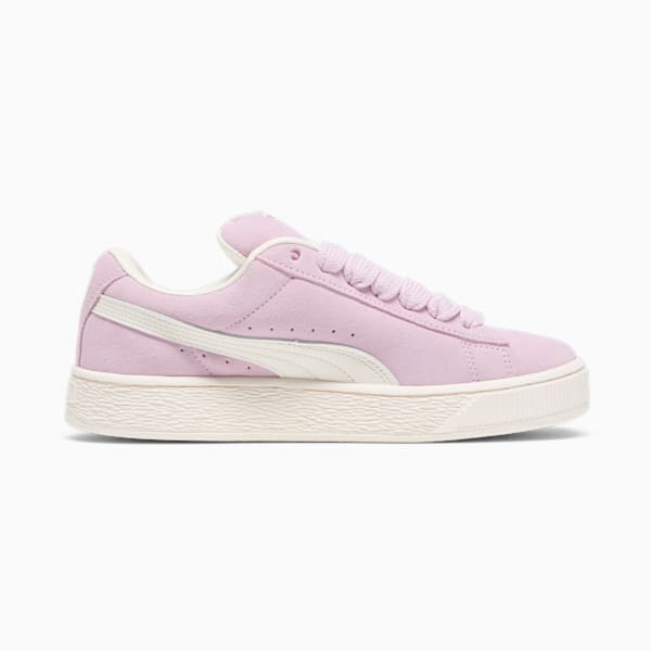 Suede XL Women's Sneakers, Grape Mist-Warm White, extralarge