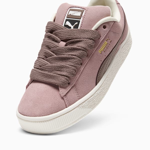 Tenis Suede XL para mujer, Future Pink-Warm White, extralarge