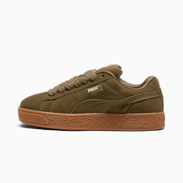 Sneakers Suede XL Femme, Wild Willow-Wild Willow-Sugared Almond, extralarge