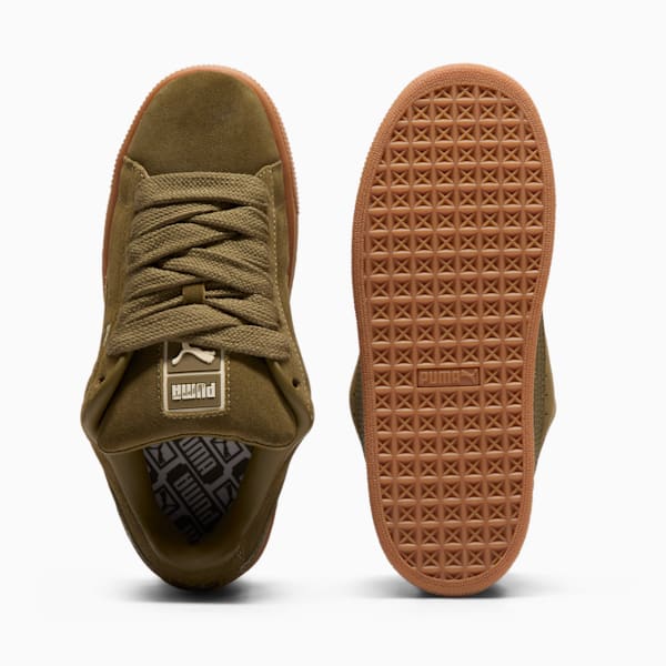Sneakers Suede XL Femme, Wild Willow-Wild Willow-Sugared Almond, extralarge