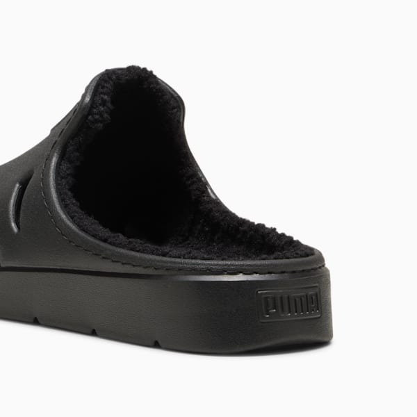 Puma Shibui Mule Winterized Slip On Shoes Black Shadow Grey 4