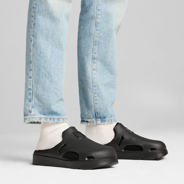 Chanclas Shibui Mule WTR, PUMA Black-Shadow Gray, extralarge