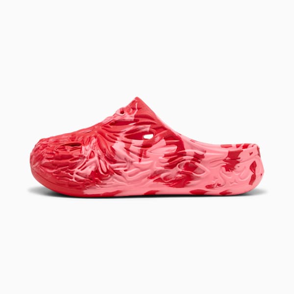 PUMA x LAMELO BALL MB.04 Men's Basketball Slides, For All Time Red-Sunset Glow, extralarge