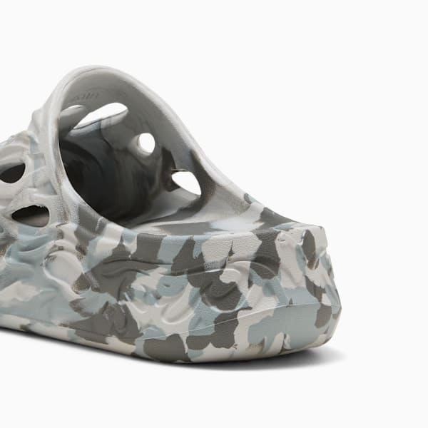 PUMA x LAMELO BALL MB.04 Men's Basketball Slides, Feather Gray-Cool Mid Gray-Cool Dark Gray, extralarge
