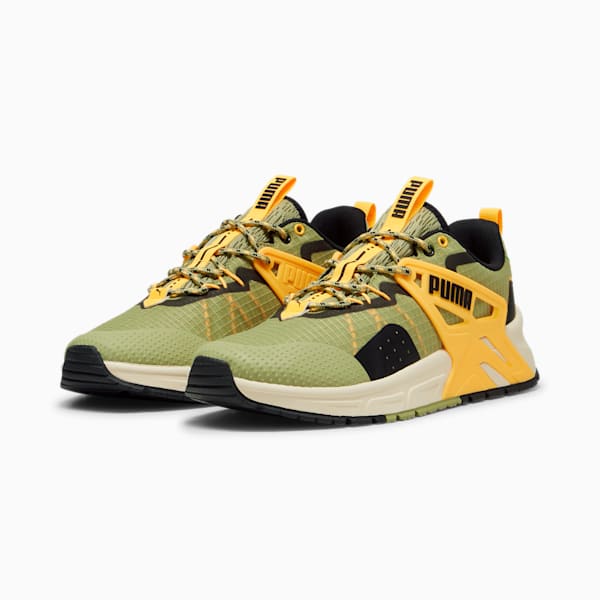 Pacer+ Trail Men's Sneakers, Calming Green-Sun Stream-PUMA Black, extralarge