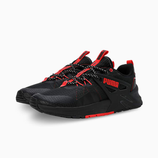 Pacer+ Trail Sneakers, PUMA Black-PUMA Red-Smokey Gray, extralarge-IND