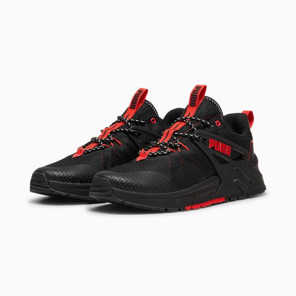 Pacer+ Trail Men's Sneakers, PUMA Black-PUMA Red-Smokey Gray, extralarge