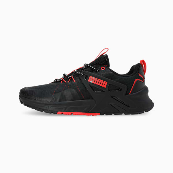 Pacer+ Trail Sneakers, PUMA Black-PUMA Red-Smokey Gray, extralarge-IND