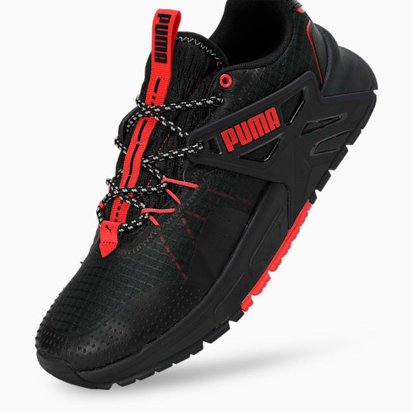 Pacer+ Trail Sneakers, PUMA Black-PUMA Red-Smokey Gray, extralarge-IND