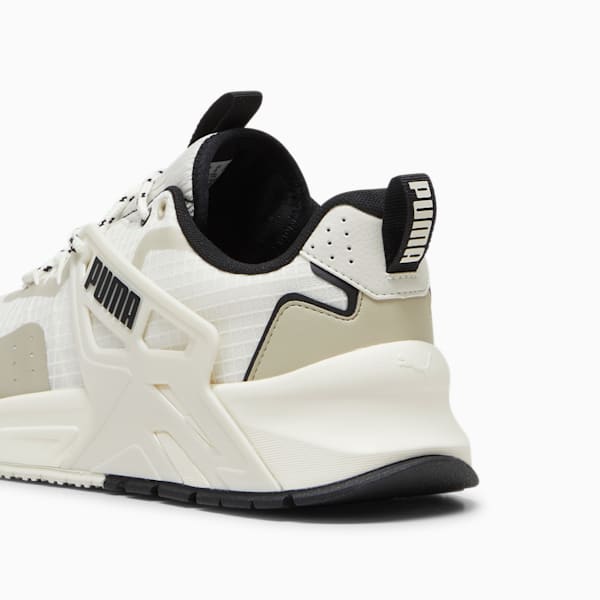 Zapatillas Pacer+ Trail para hombre, Warm White-PUMA Black-Vapor Gray-Desert Dust, extralarge