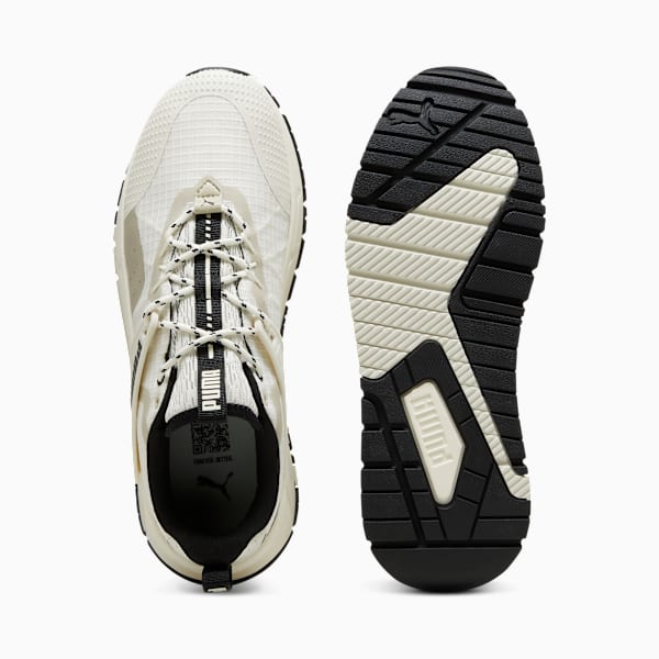 Pacer Men's Trail Shoes, Warm White-PUMA Black-Vapor Gray-Desert Dust, extralarge