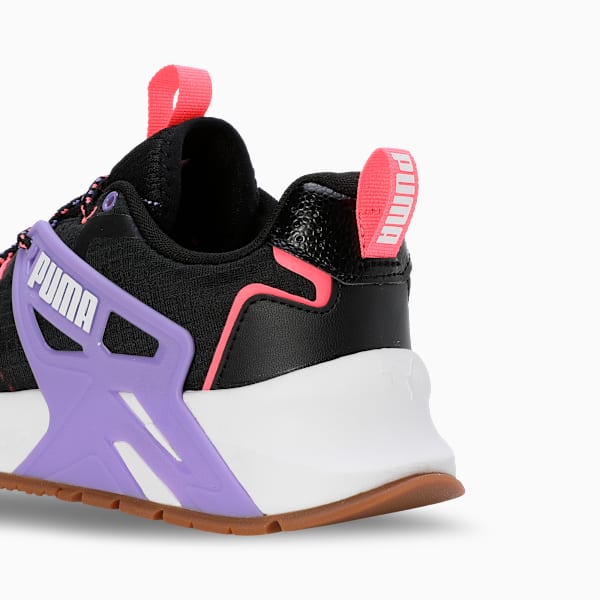 Pacer+ Trail Sneakers, PUMA Black-Dark Amethyst-Sunset Glow, extralarge-IND