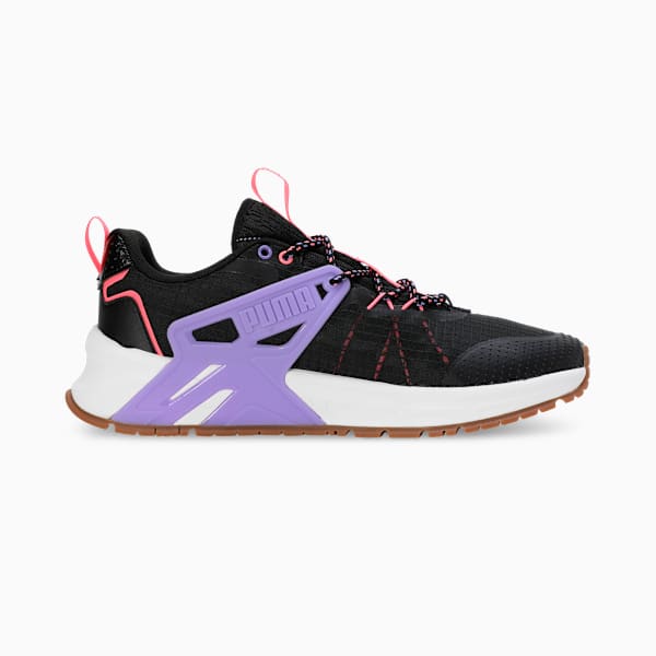Pacer+ Trail Sneakers, PUMA Black-Dark Amethyst-Sunset Glow, extralarge-IND