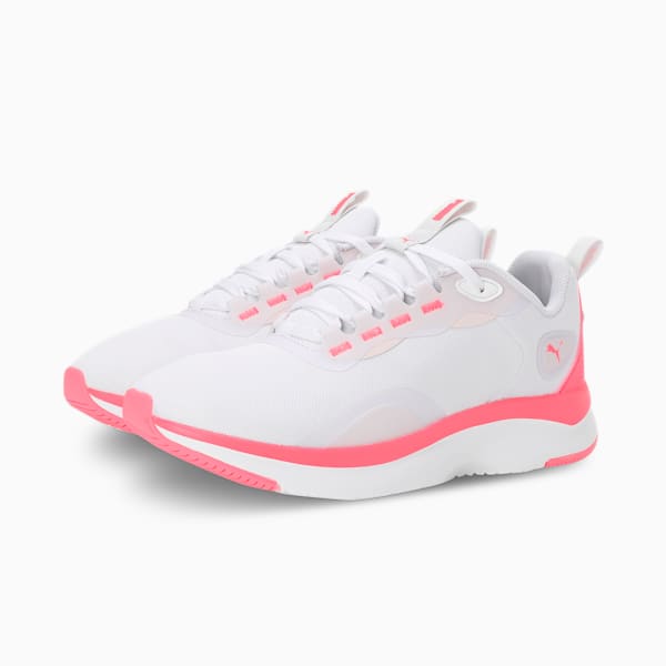 SOFTRIDE Orla Women's Sneakers, PUMA White-Island Pink-Sunset Glow-Feather Gray, extralarge-IND
