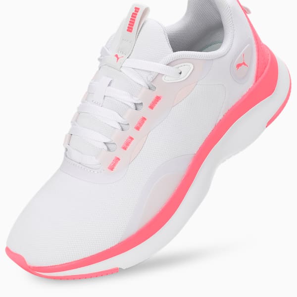 SOFTRIDE Orla Women's Sneakers, PUMA White-Island Pink-Sunset Glow-Feather Gray, extralarge-IND