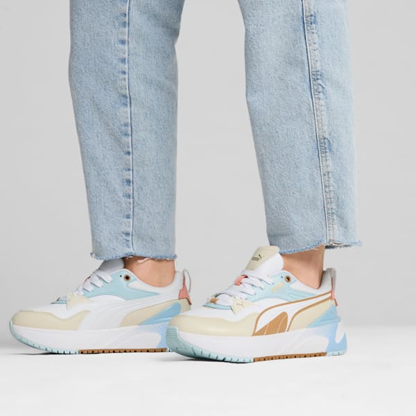 Tenis deportivos para mujer R78 Disrupt, Alpine Snow-Caramel Latte-Frosted Dew, extralarge
