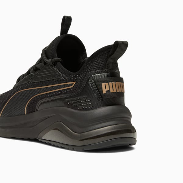Tenis Amplifier para mujer, PUMA Black-PUMA Gold, extralarge