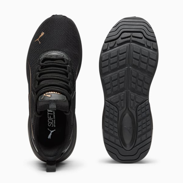 Tenis Amplifier para mujer, PUMA Black-PUMA Gold, extralarge