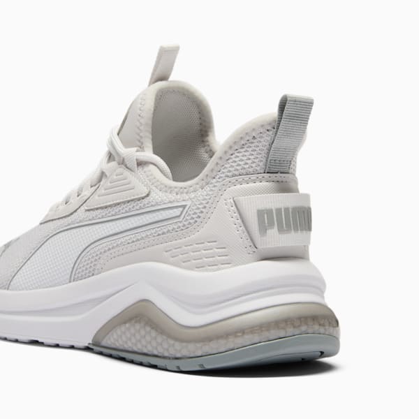 Amplifier Women's Sneakers, Feather Gray-PUMA White-PUMA Silver, extralarge