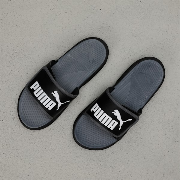 Royalcat Comfort Unisex Slides, PUMA Black-Cool Dark Gray-PUMA White, extralarge-IND