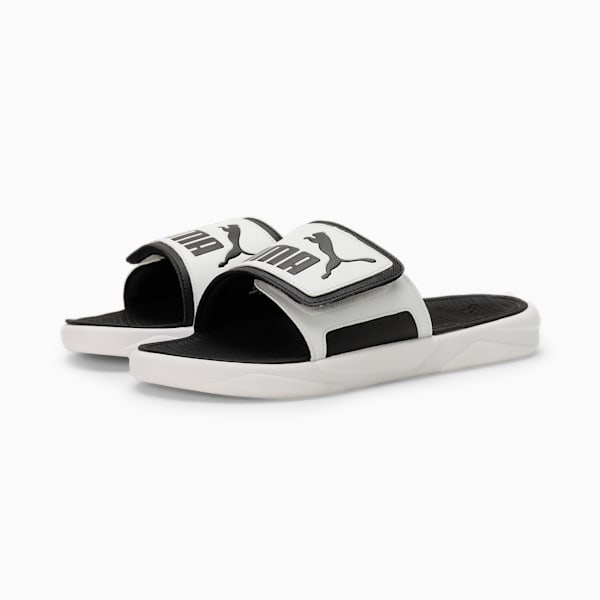 Royalcat Comfort Slides, PUMA White-PUMA Black, extralarge-IND