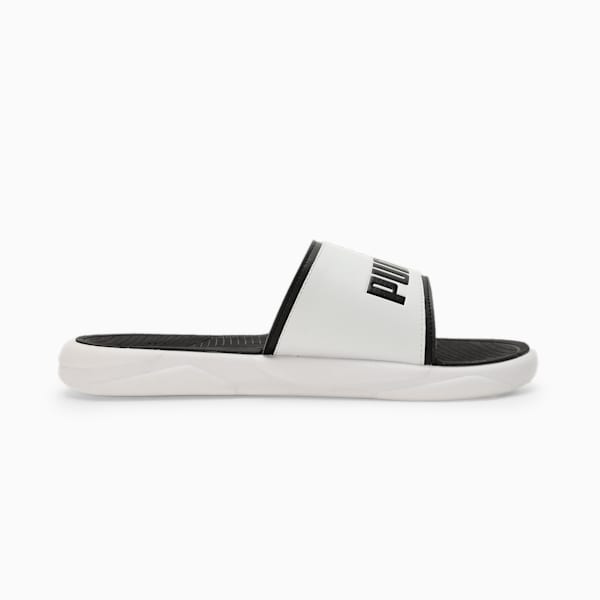 Royalcat Comfort Slides, PUMA White-PUMA Black, extralarge-IND