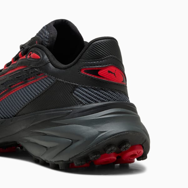 Tenis Spirex Ultra Mentality para hombre, Shadow Gray-PUMA Black-PUMA Red, extralarge