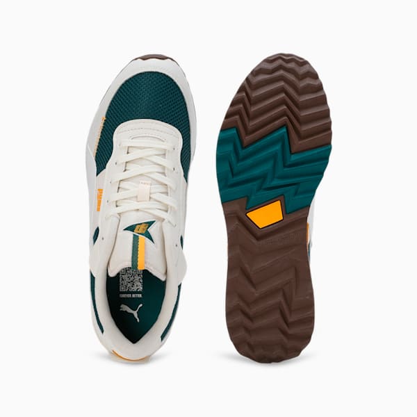 Road Rider Pace Setter Sneakers, PUMA White-Cold Green, extralarge-IND