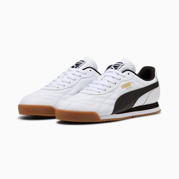 Tenis Roma Anniversario, PUMA White-PUMA Black-Gum, extralarge