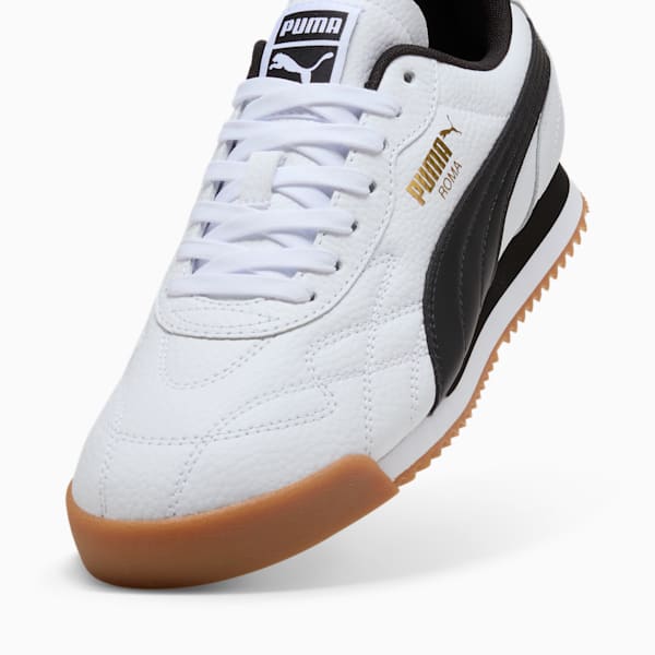 Roma Anniversario Men's Sneakers, PUMA White-PUMA Black-Gum, extralarge