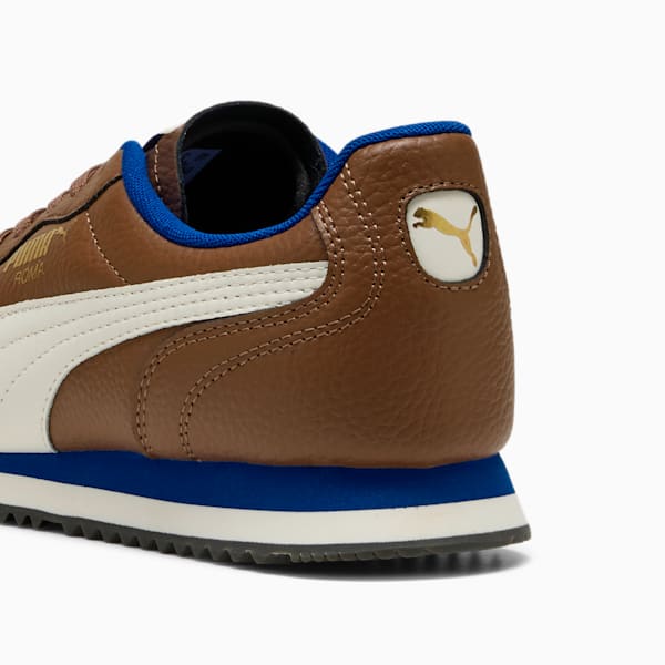 Tenis Roma Anniversario, Haute Coffee-Warm White-Vivid Blue, extralarge
