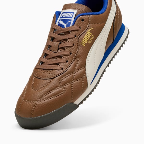 Tenis Roma Anniversario, Haute Coffee-Warm White-Vivid Blue, extralarge