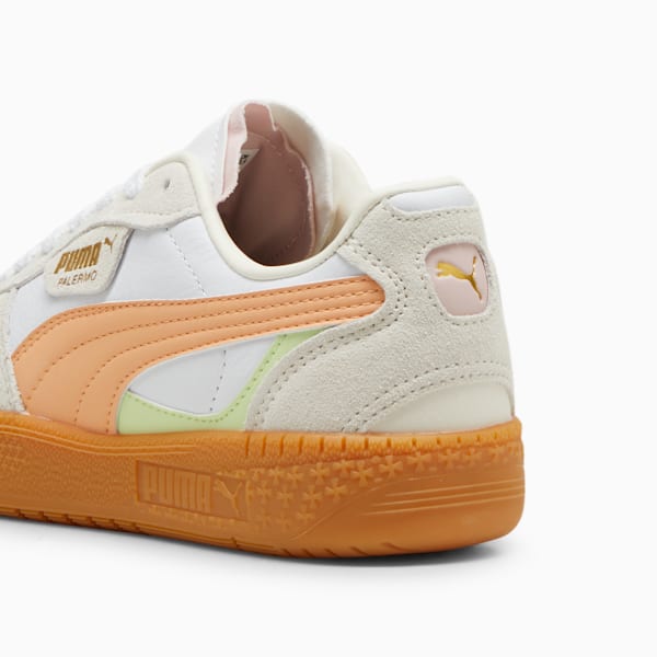 ウィメンズ パレルモ モーダ スニーカー, PUMA White-Peach Fizz, extralarge-JPN