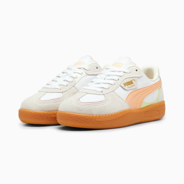 ウィメンズ パレルモ モーダ スニーカー, PUMA White-Peach Fizz, extralarge-JPN