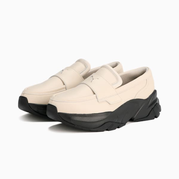 ウィメンズ ローファー, Alpine Snow-PUMA Black, extralarge-JPN