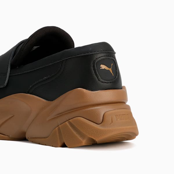 ウィメンズ ローファー, PUMA Black-Gum, extralarge-JPN